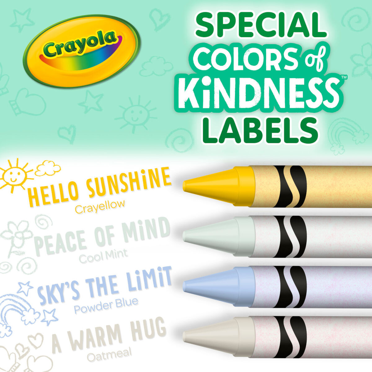 Crayola Colour Of Kindness 24 Pack Crayons