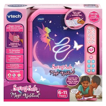Vtech Secret Safe Magic Notebook Pink Req 3x AA batteries