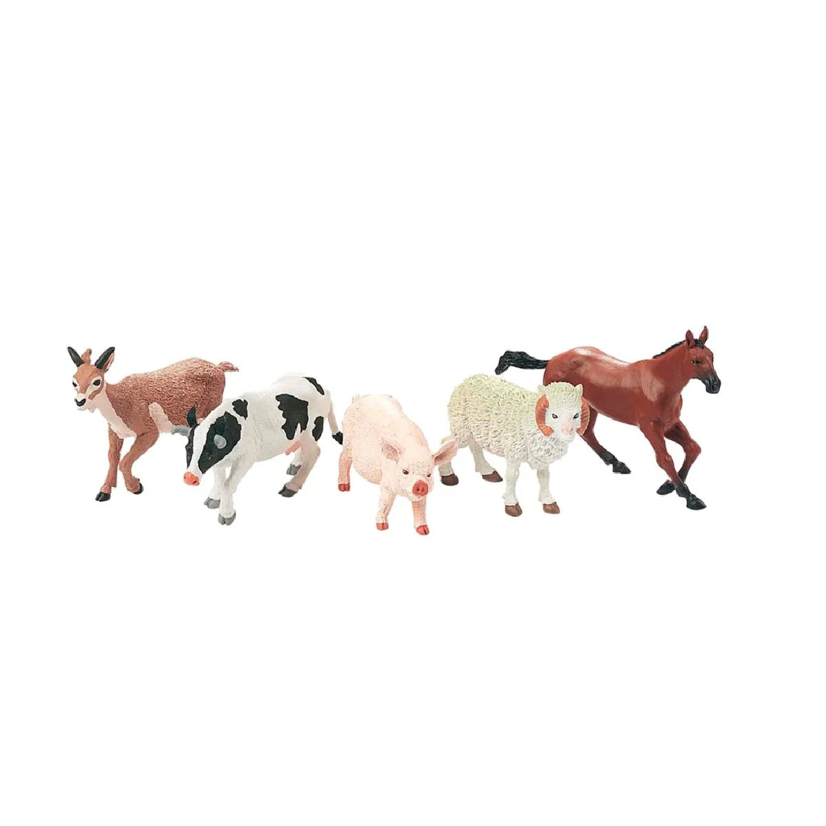 Poly Bag 5pc Farm Animals