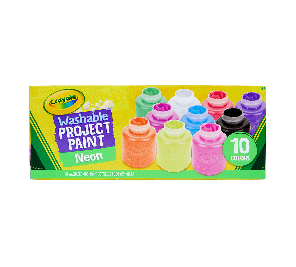 Crayola 10 Pack Washable Neon Paint