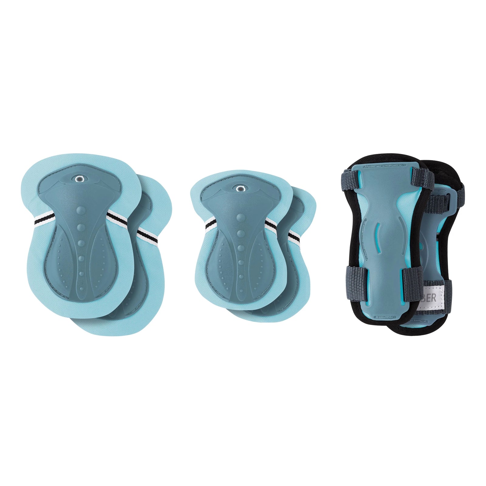 Globber Junior Protective Pad Set PASTEL BLUE 3-7yrs / XXS