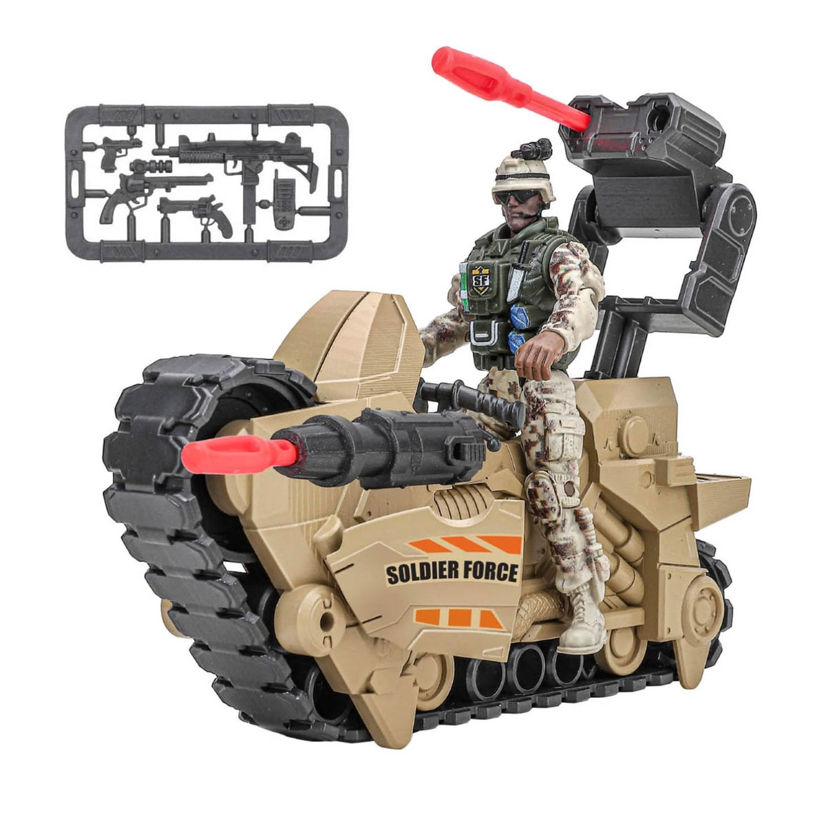 Soldier Force Dessert Pursuit Playset Asstd