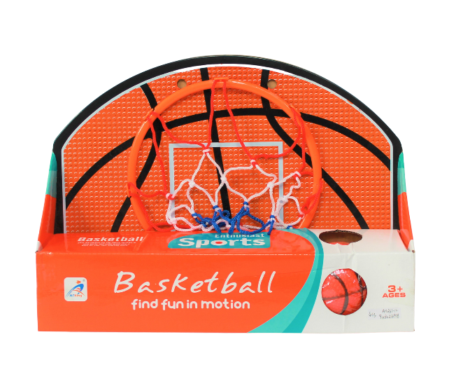 Mini Hanging Basketball Set With Ball - over the door style