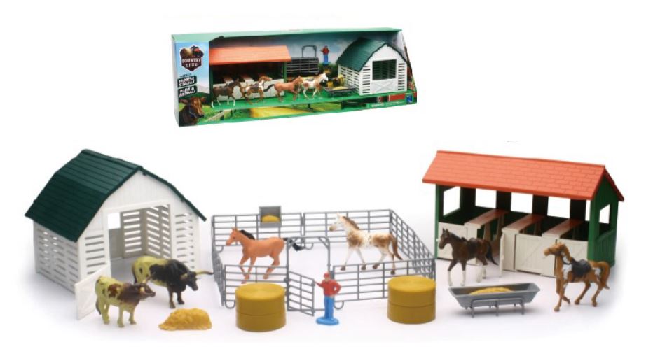 Countryside Barn and Stable Farm Playset