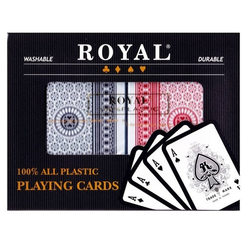 Royal 100% Plastic Playing Cards 2 Packs