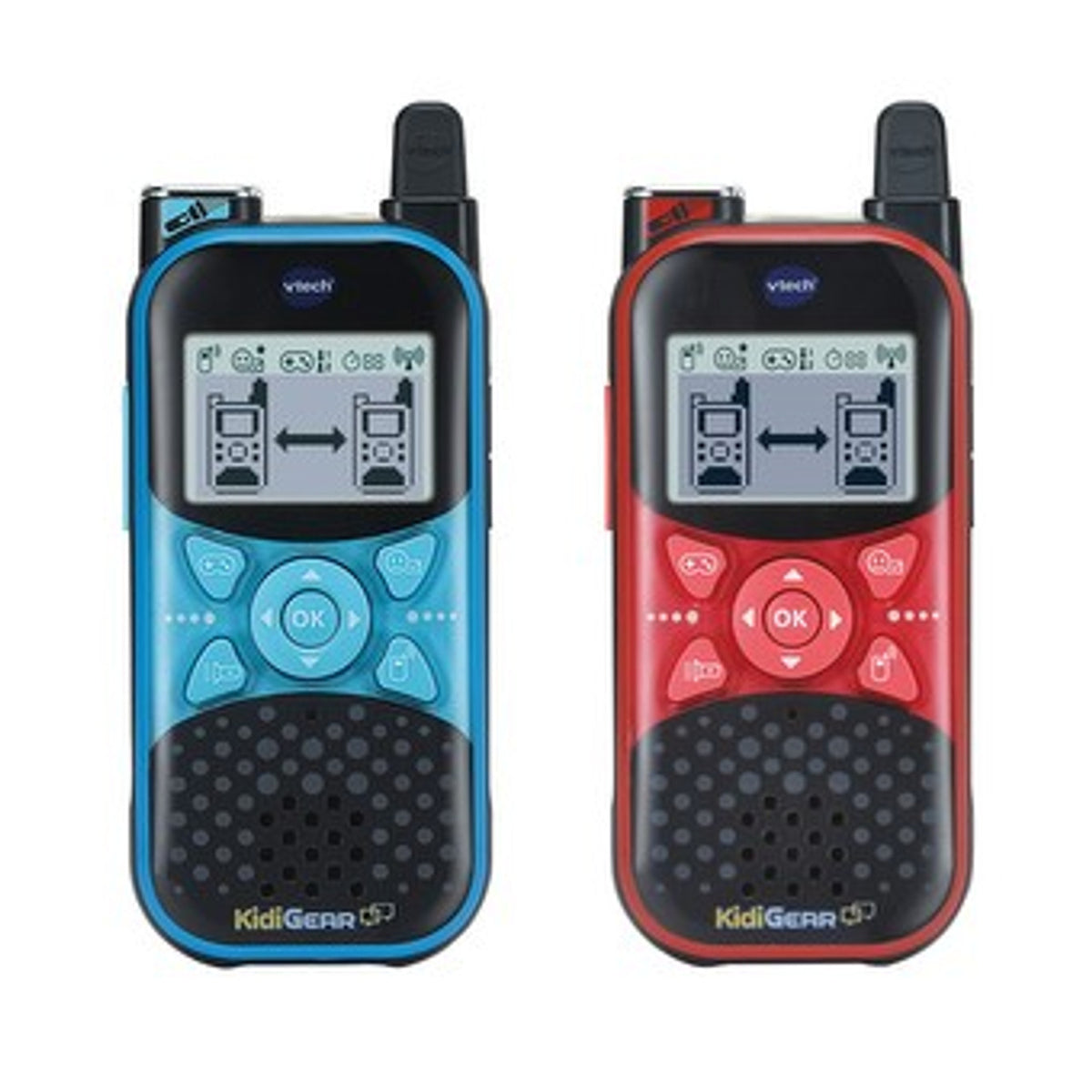 Vtech KidiGear Walkie Talkies Explorer Blue/Red req 6 x AAA batteries