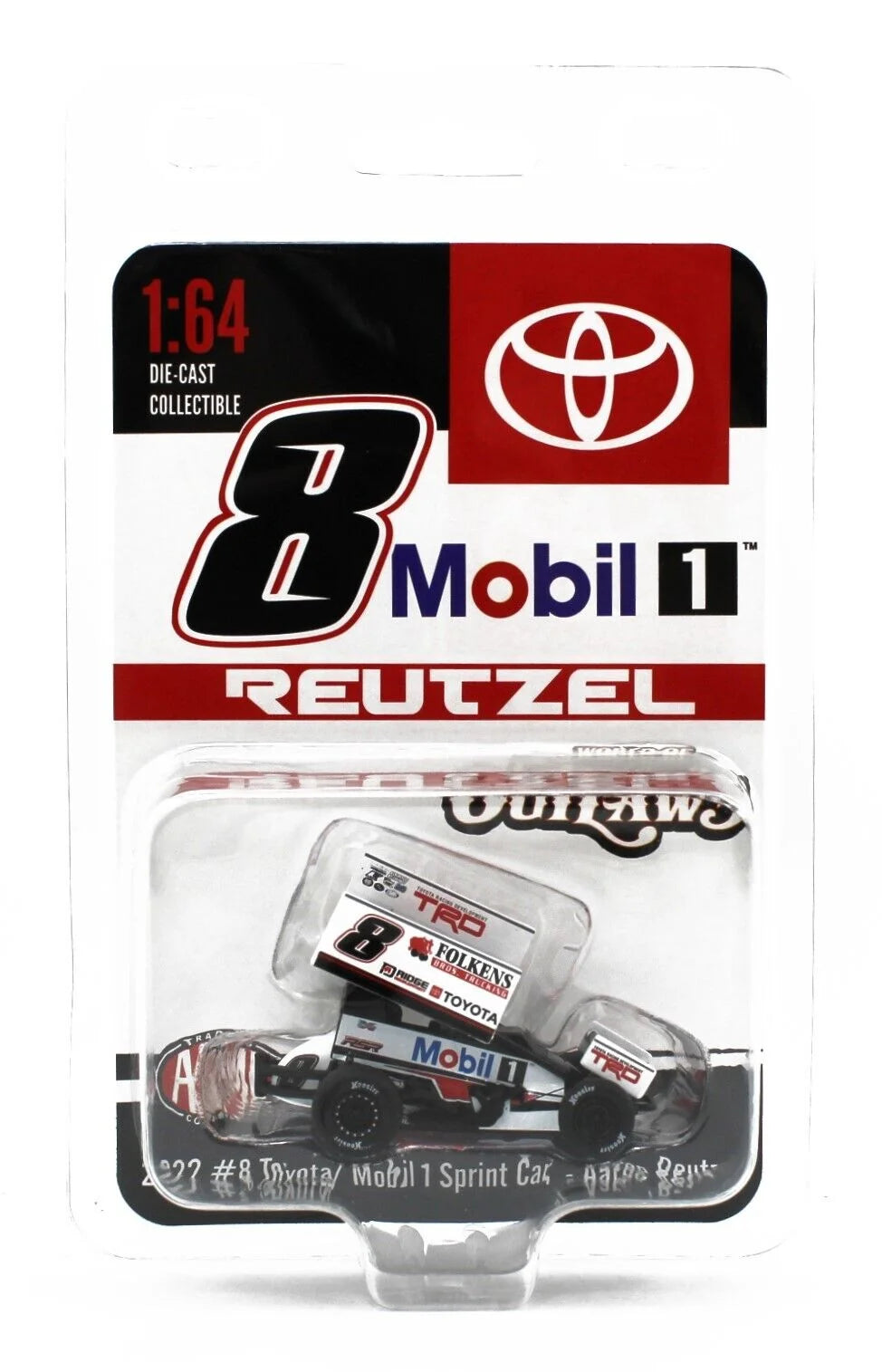 1/64 Sprint Car 2022 #8 Mobil 1 Aaron Reutzel