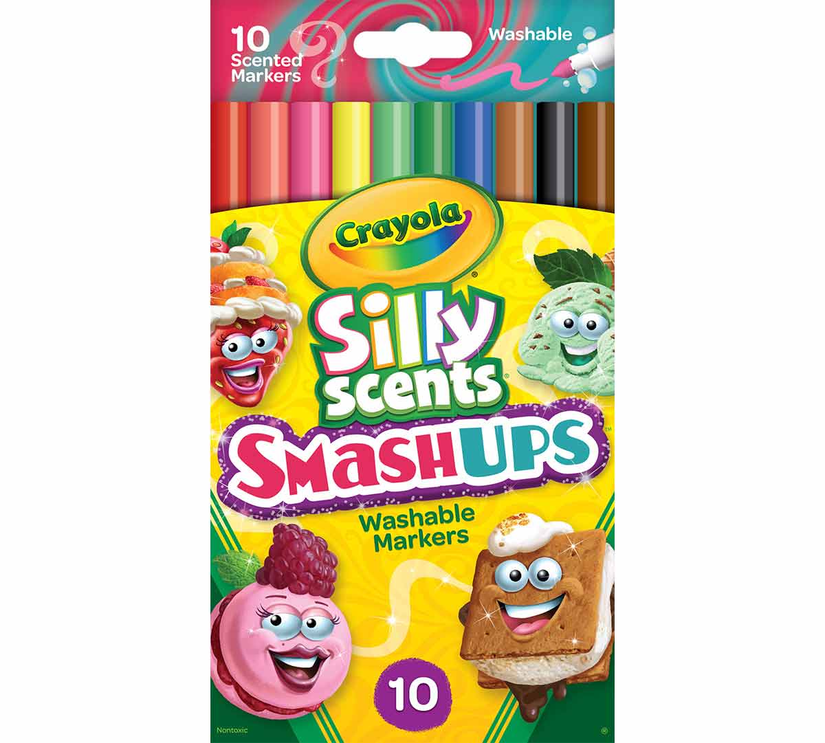 Crayola Silly Scents Smashups Scented Markers 10pk