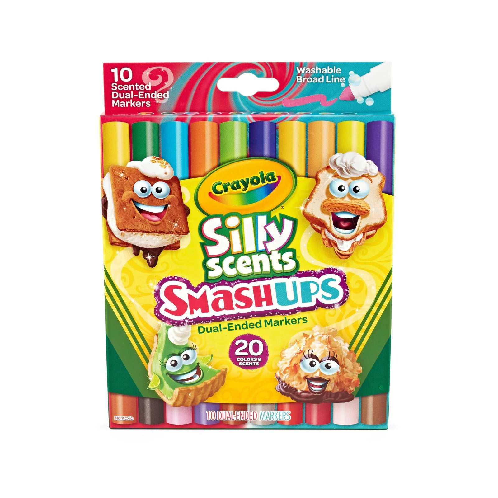 Crayola Silly Scents Smashups Scented Markers 10pk