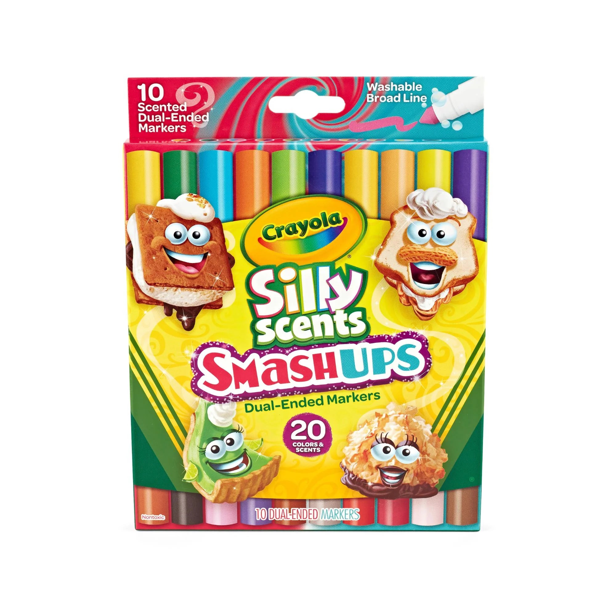 Crayola Silly Scents Smashups Scented Markers 10pk