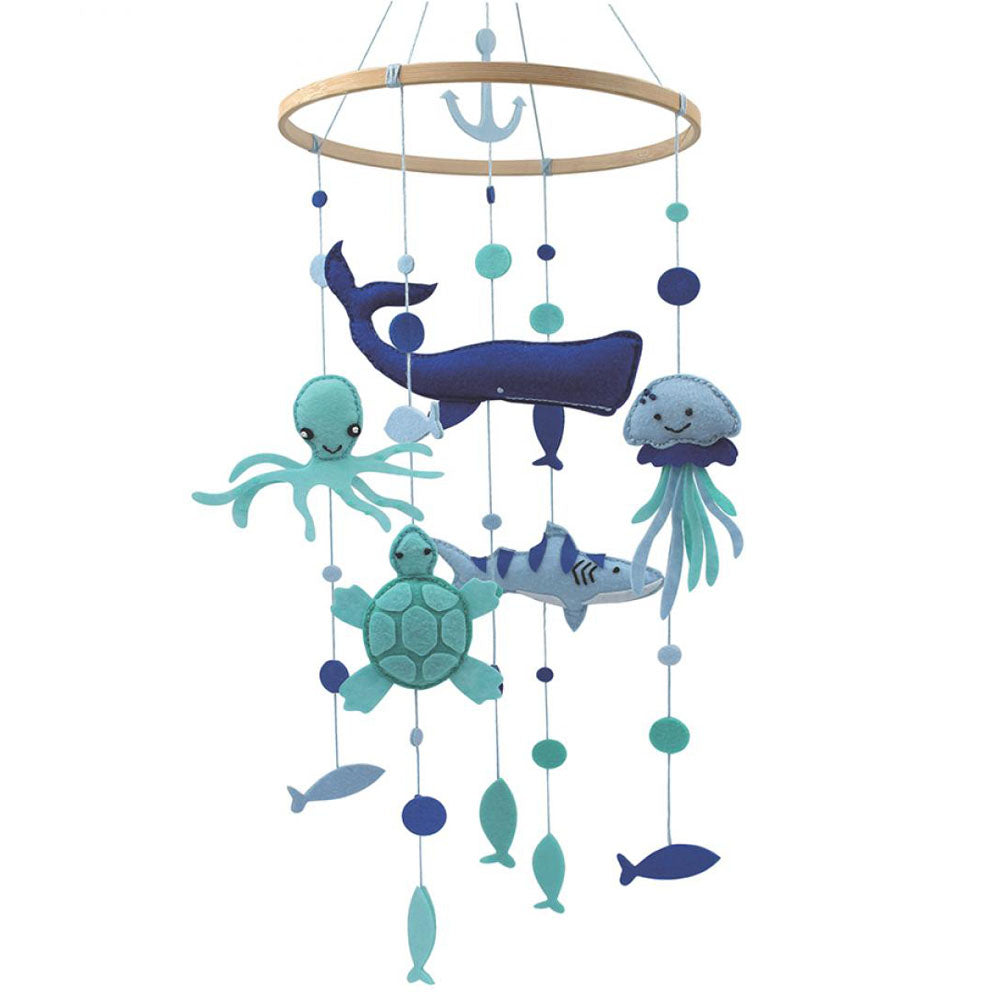 Sew Your Own Felt Mobile Sea Life