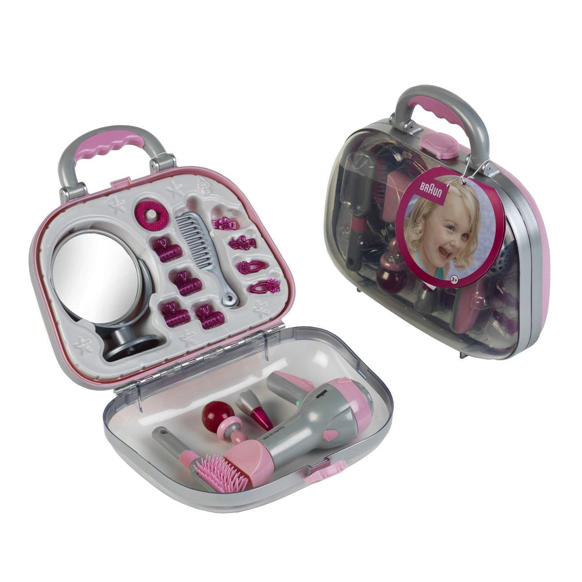 Braun Beauty Case And Hairdryer W/Accessories