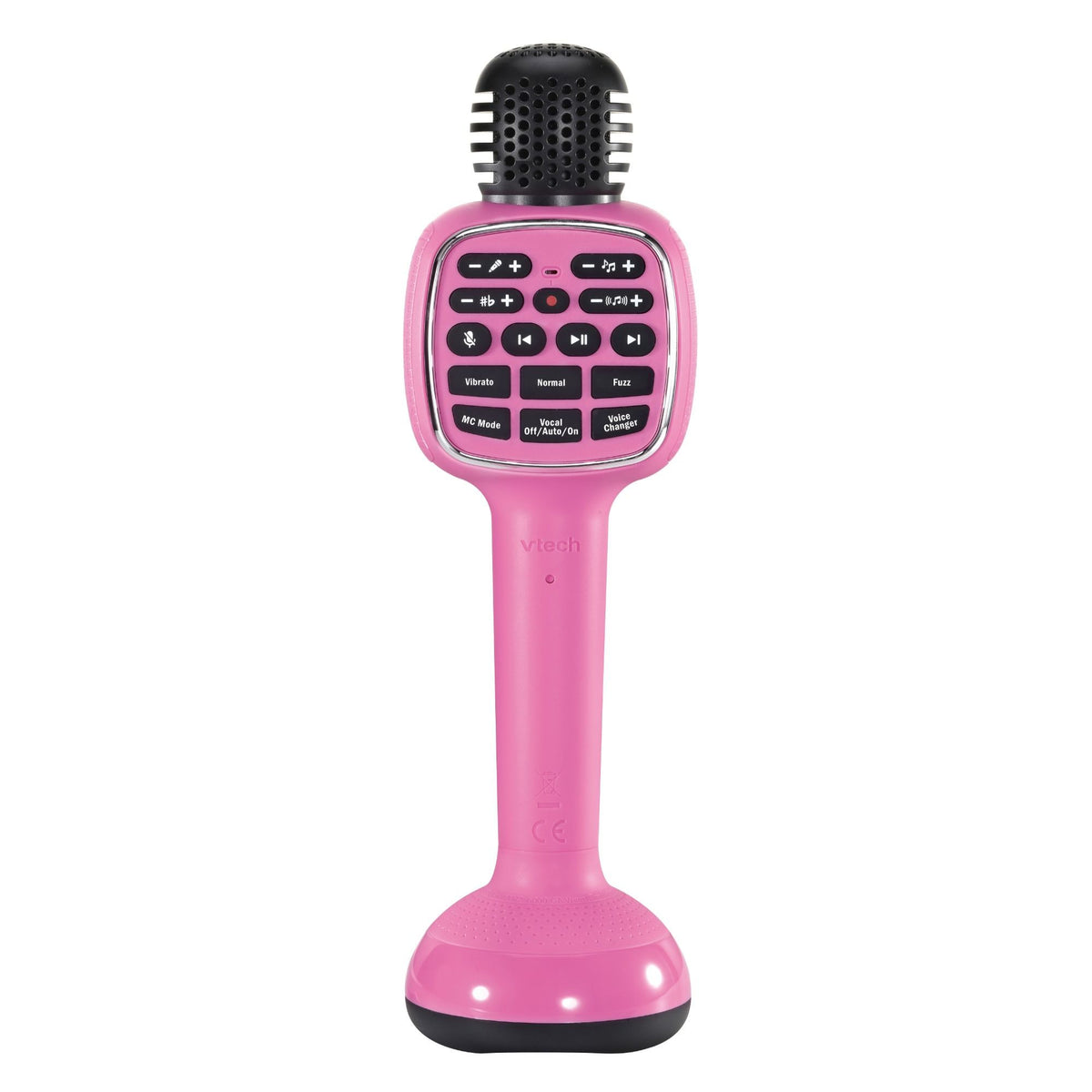 Vtech Karaoke Lights Mic Dark Pink - 4 AA Demo Batteries Included