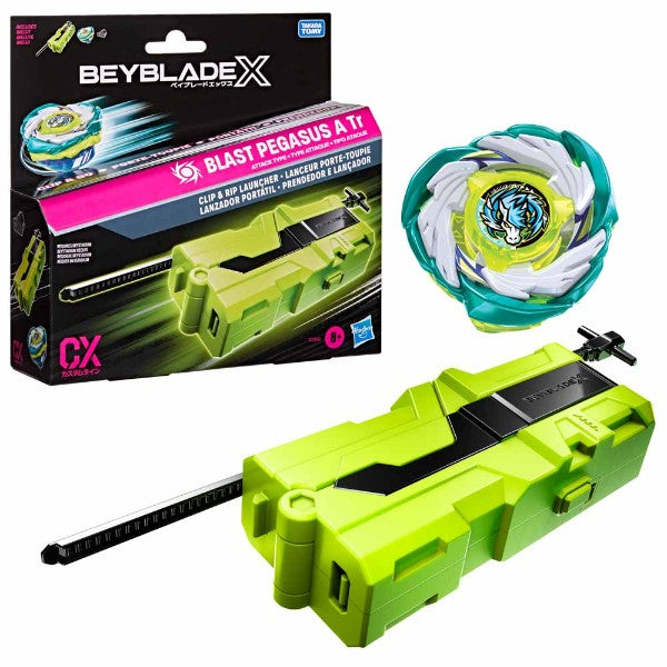 Beyblade X Clip & Rip Launcher - Blast Pegasus A TR