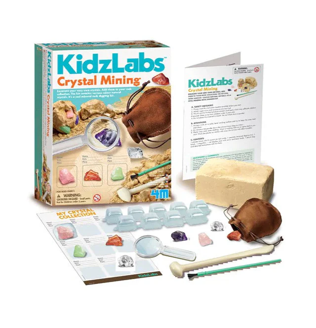 4M KidzLabs Crystal Mining