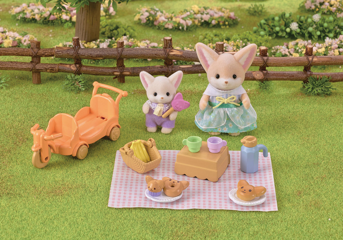SF5698 Sunny Picnic Set Fennec Fox Sister and Baby