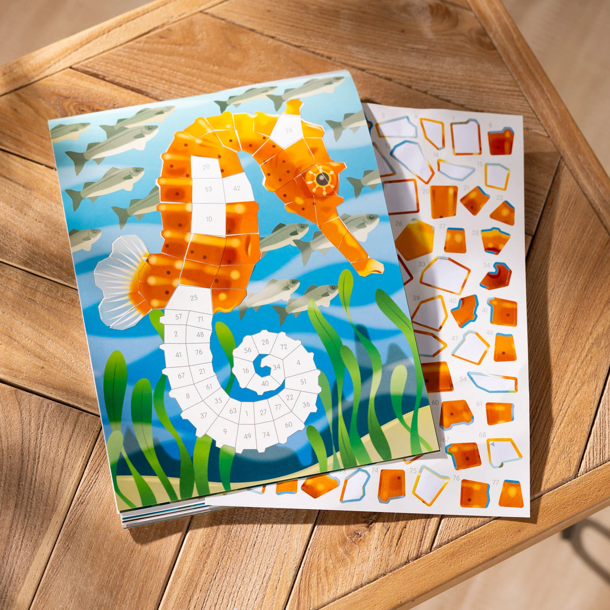 M&amp;D 30162 Mosaic Sticker Pad Ocean