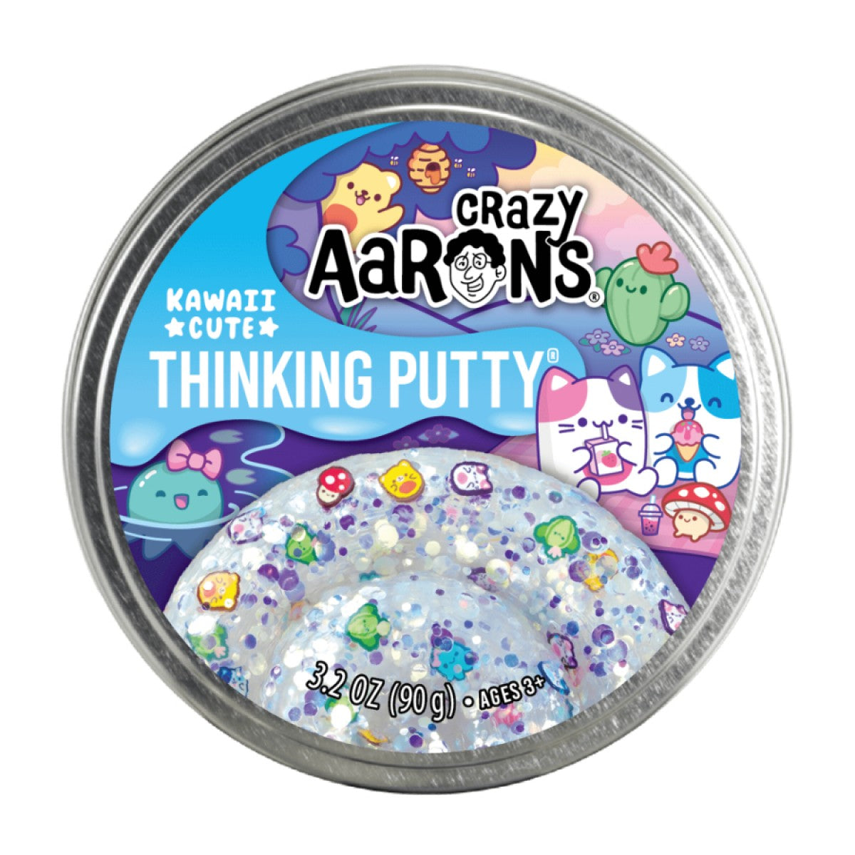 Crazy Aarons Putty Kawaii Cute Trendsetters 90g Tin