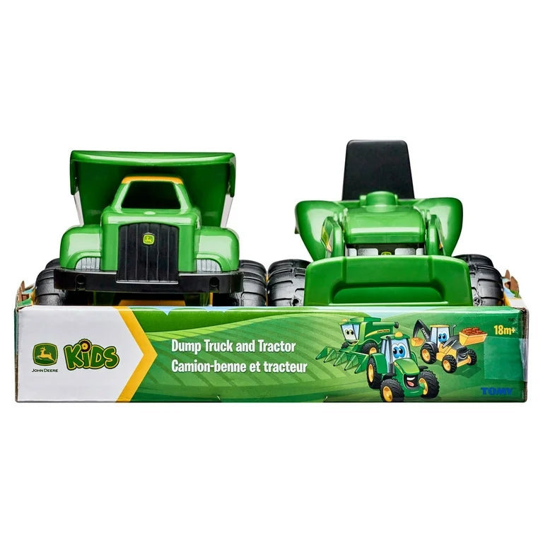 John Deere Sandbox Vehicles 2 Pack 15cm