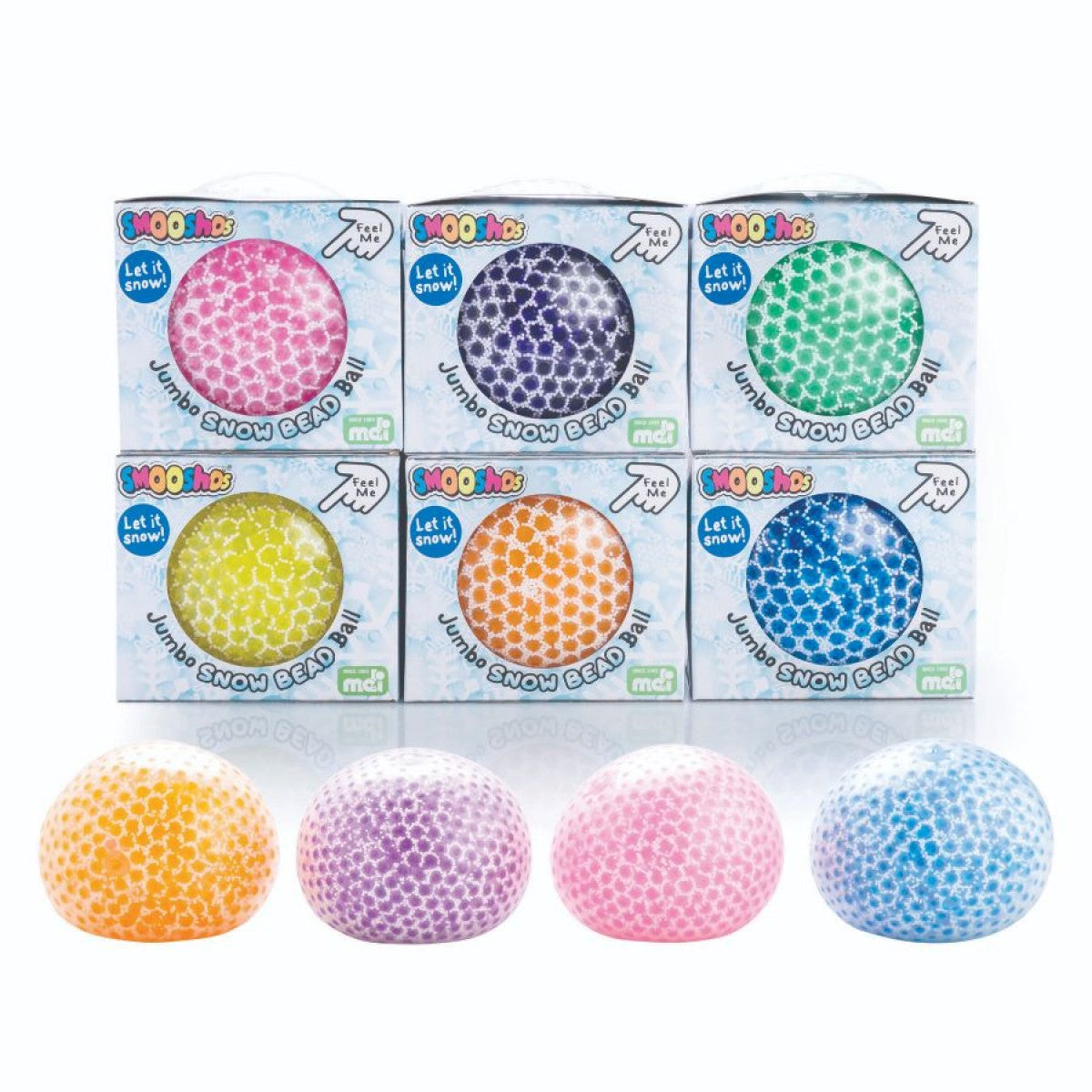 Jumbo Smooshos Ball Gel Snow Assorted