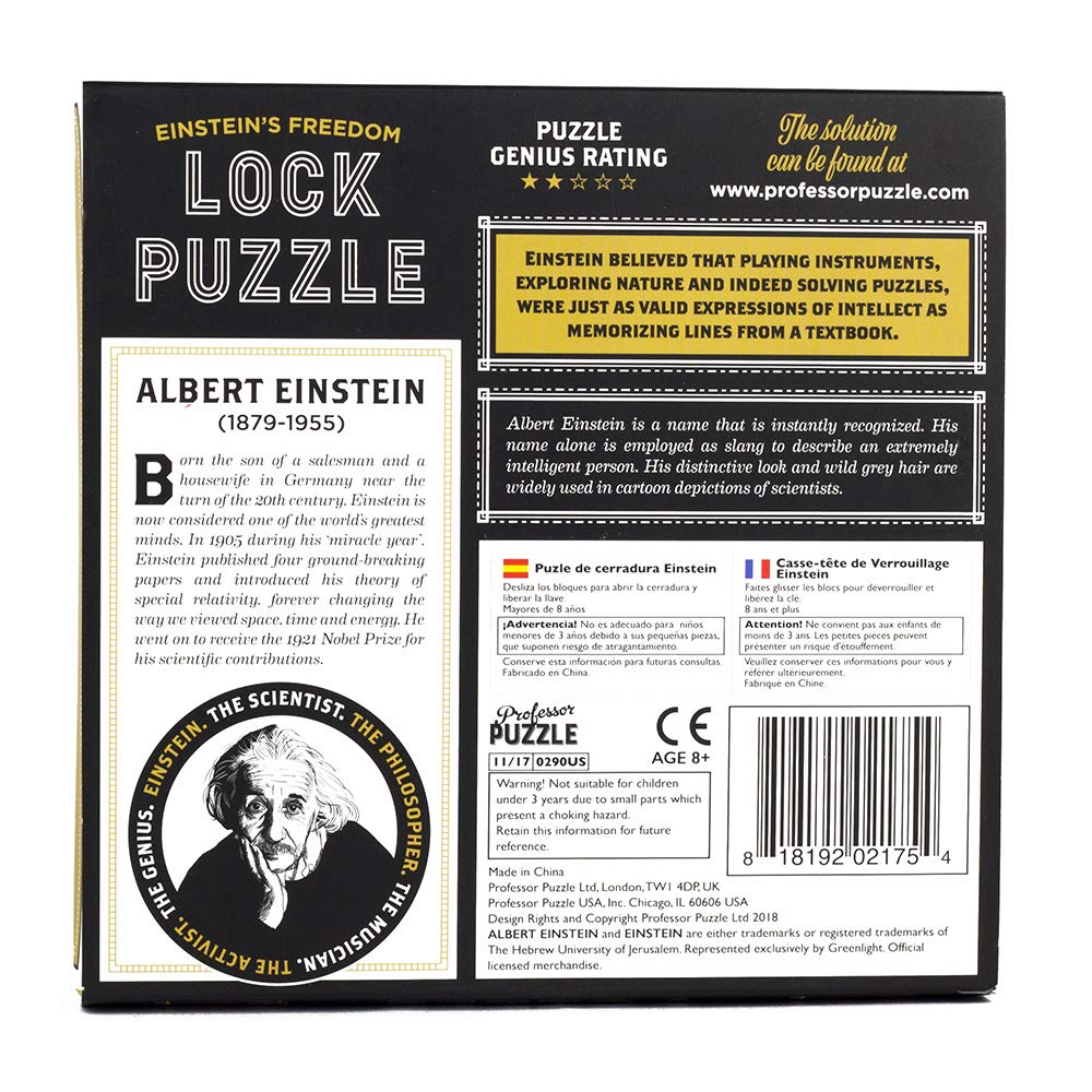 The Einstein Collection Lock Puzzle