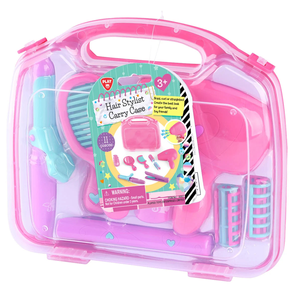 PLAYGO TOYS ENT. LTD.  Hair Styling Carry Case req 2 x AAA batteries