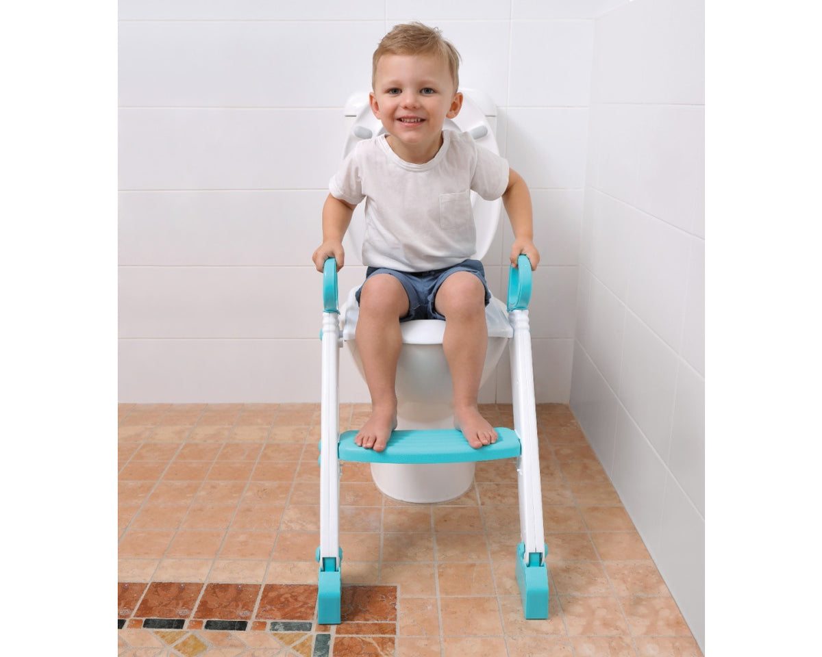 Dream Baby Step Up Toilet Topper Trainer Aqua / White
