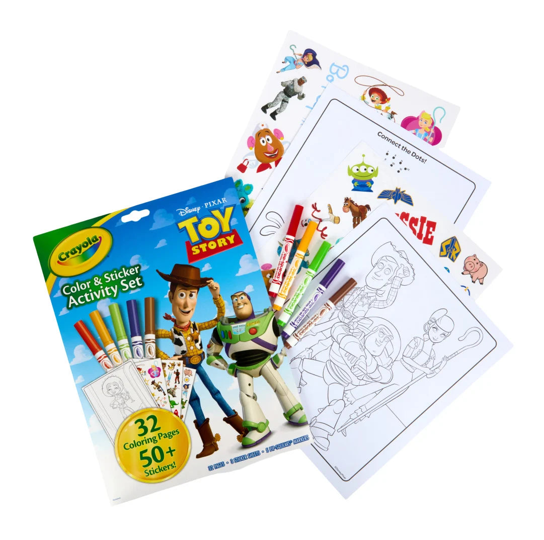 Crayola Color &amp; Sticker Activity Set TOY STORY