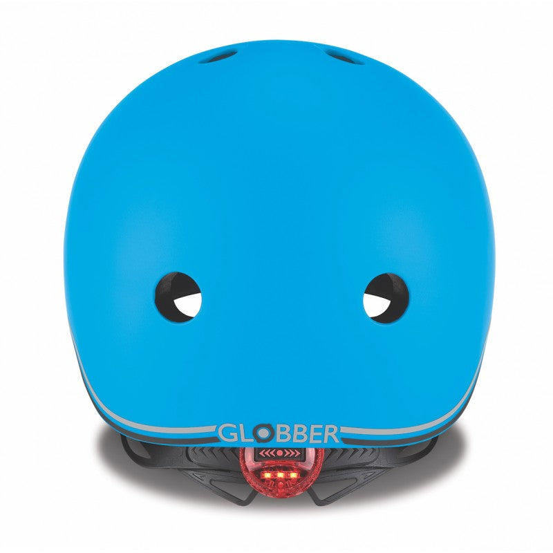 globber fahrradhelm Globber Bike/Skate Helmet LED Light 45-51cm XXS/XS SKY BLUE