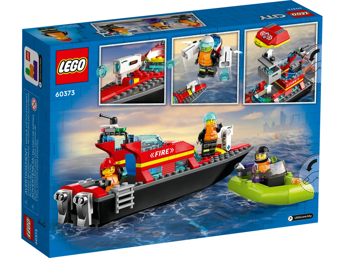 Lego 60373 City Fire Rescue Boat
