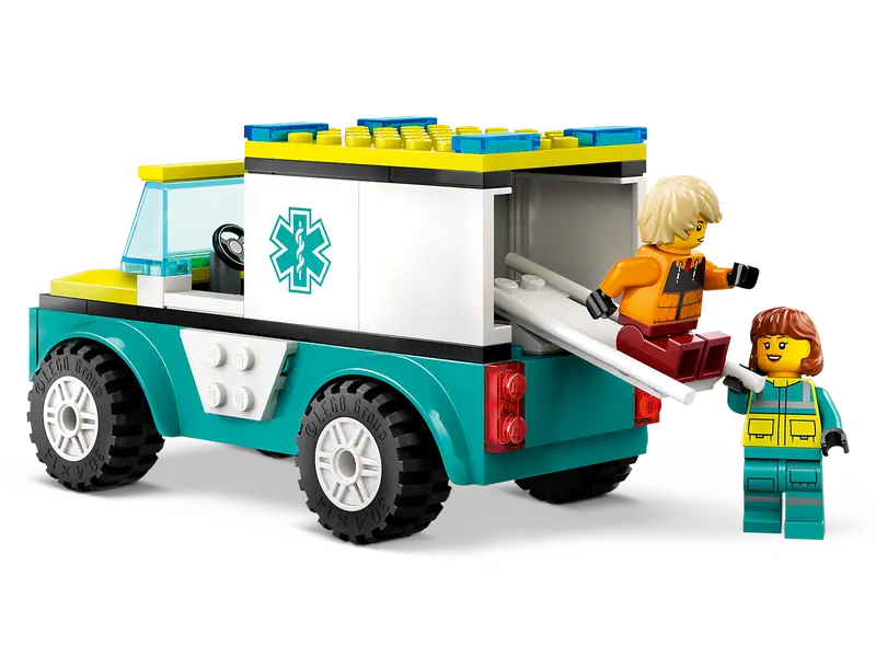 Lego 60403 CITY Emergency Ambulance and Snowboarder
