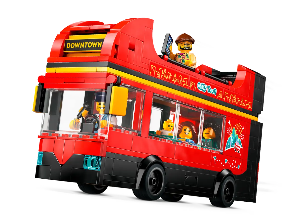 Lego 60407 City Red Double Decker Sightseeing Bus