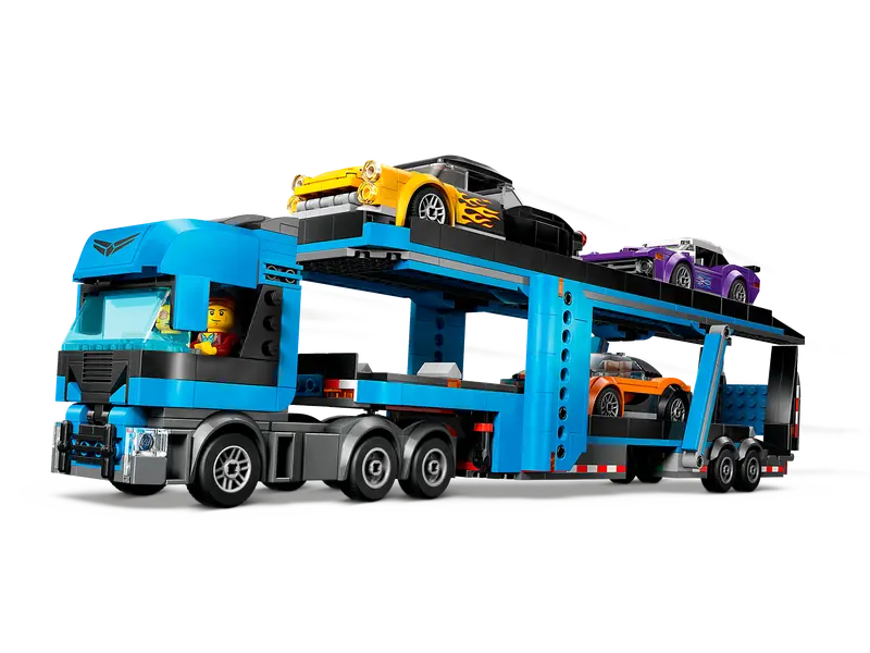 Lego 60408 City Car Transporter Truck with Sports Cars