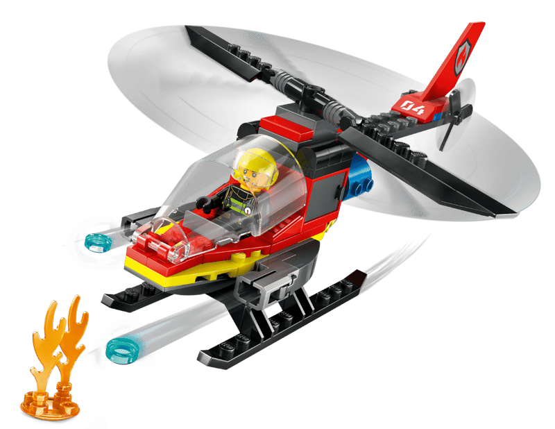 Lego 60411 City Fire Rescue Helicopter