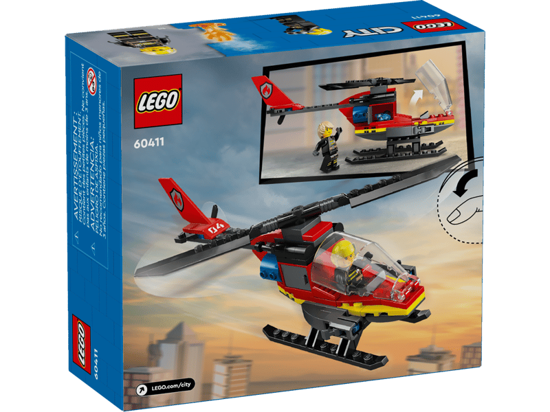 Lego 60411 City Fire Rescue Helicopter