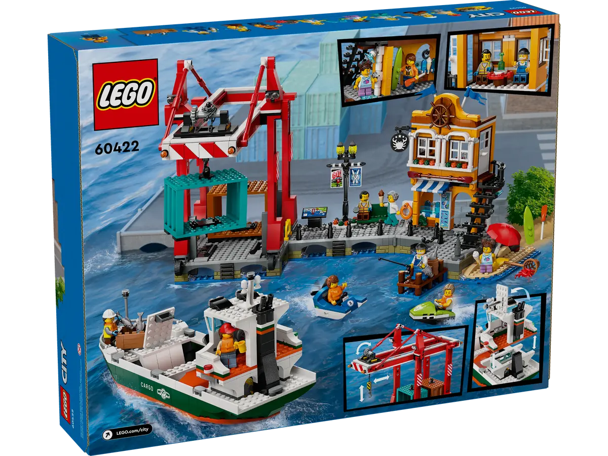 Lego 60422 City Seaside Harbor with Cargo Ship