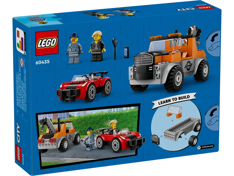 Lego 60435 City Tow Truck and Sports Car Repair
