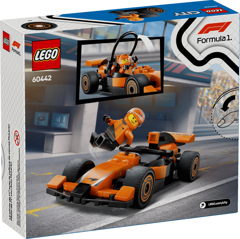 Lego 60442 City Formula 1 Driver with McLaren Race Car