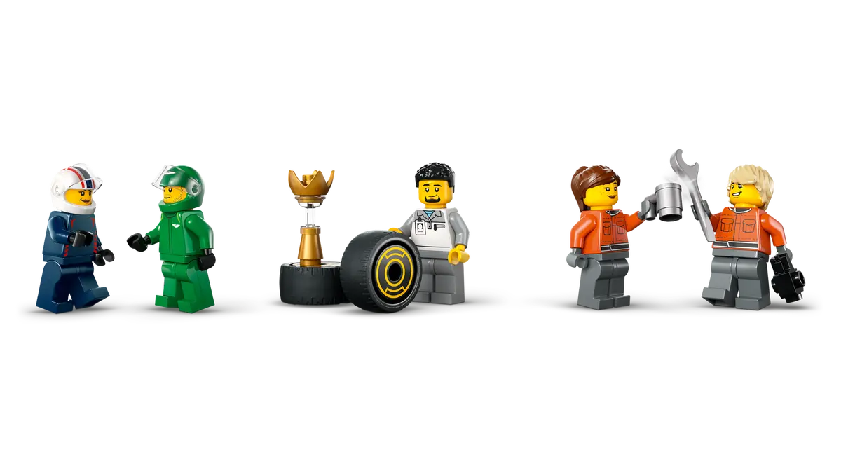 Lego 60445 City Formula 1 Truck with RB20 &amp; AMR24 F1 Cars