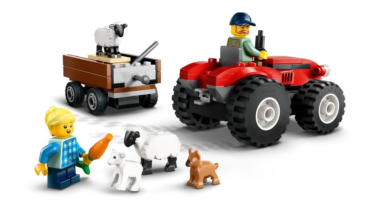 Lego 60461 City Red Farm Tractor with Trailer &amp; Sheep