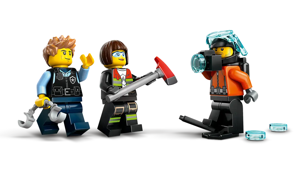 Lego 60462 City Helicopter, Fire Truck &amp; Submarine Remix