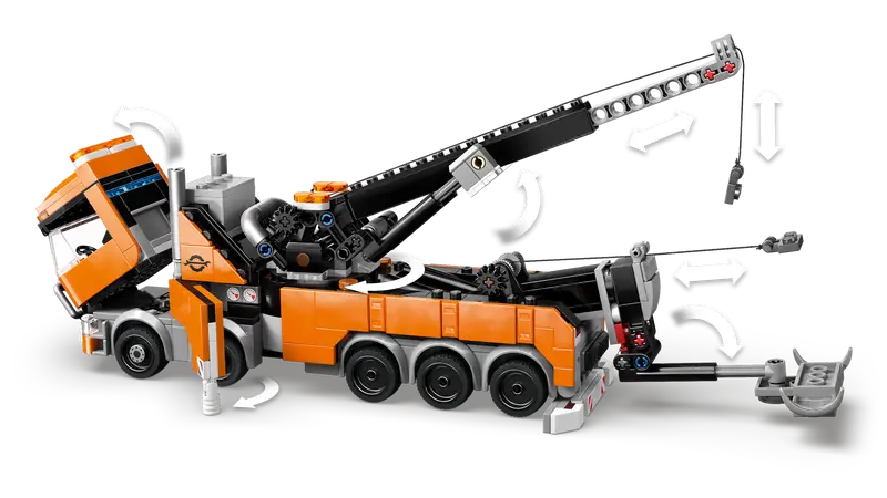 Lego 60467 City Heavy Duty Recovery Tow Truck with Crane