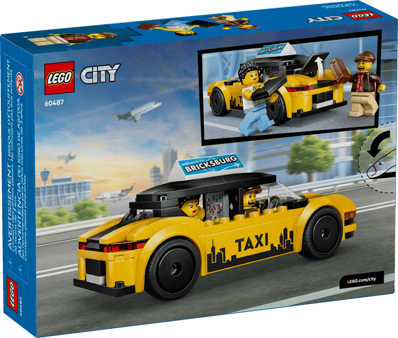 Lego 60487 City Yellow Taxi
