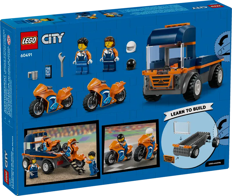 Lego 60491 City Motorcycle Transporter
