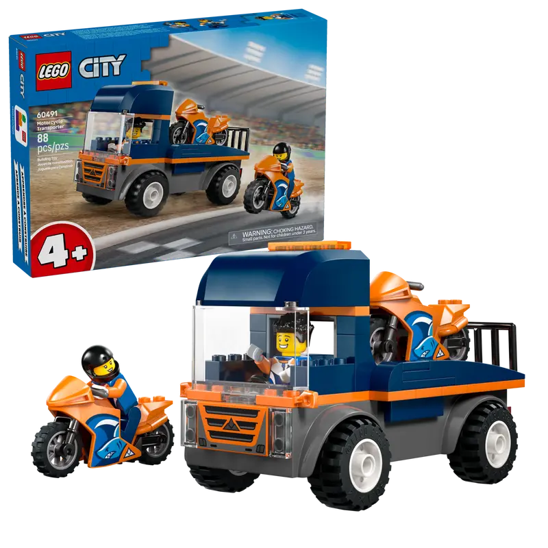 Lego 60491 City Motorcycle Transporter