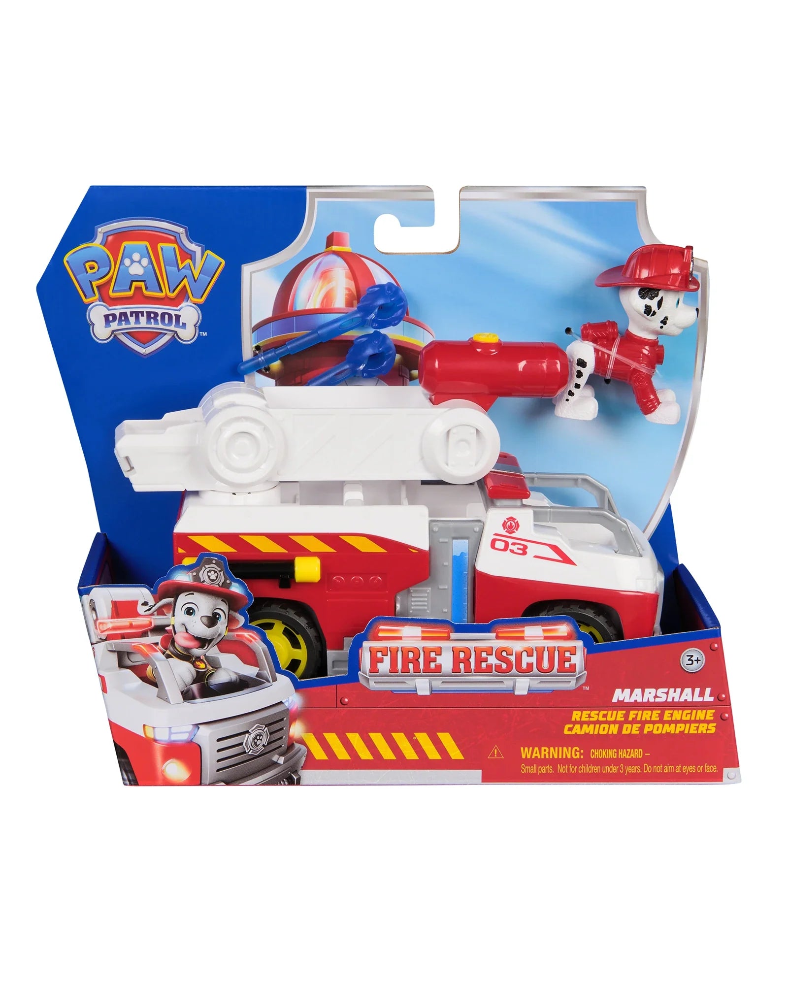 Paw Patrol Fire Rescue Themed Vehicle MARSHALL