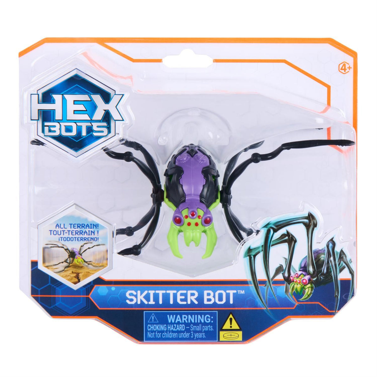 Hex Bots Skitter Bot Black / Purple / Green