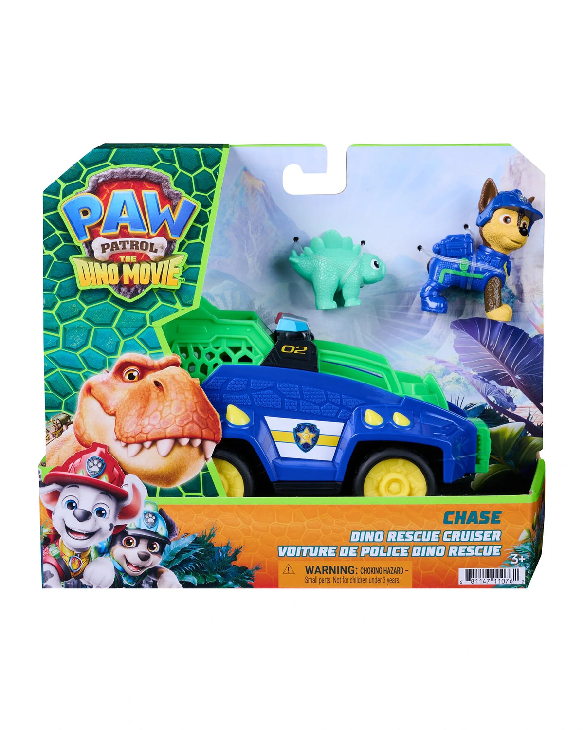 Paw Patrol The Dino Movie Themed Rescue Vehicle CHASE