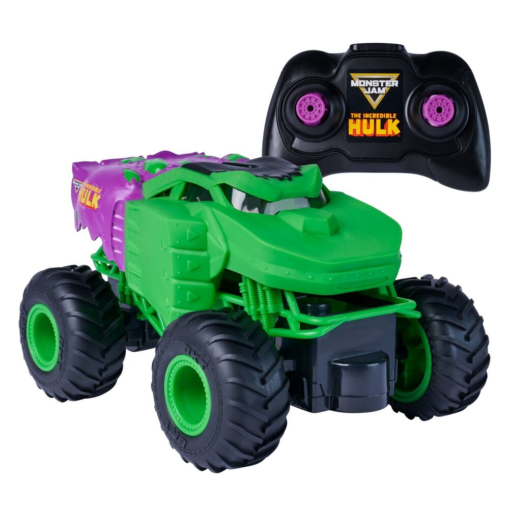 Monster Jam 1/24 R/C Marvel Hulk req 5 x AAA batteries