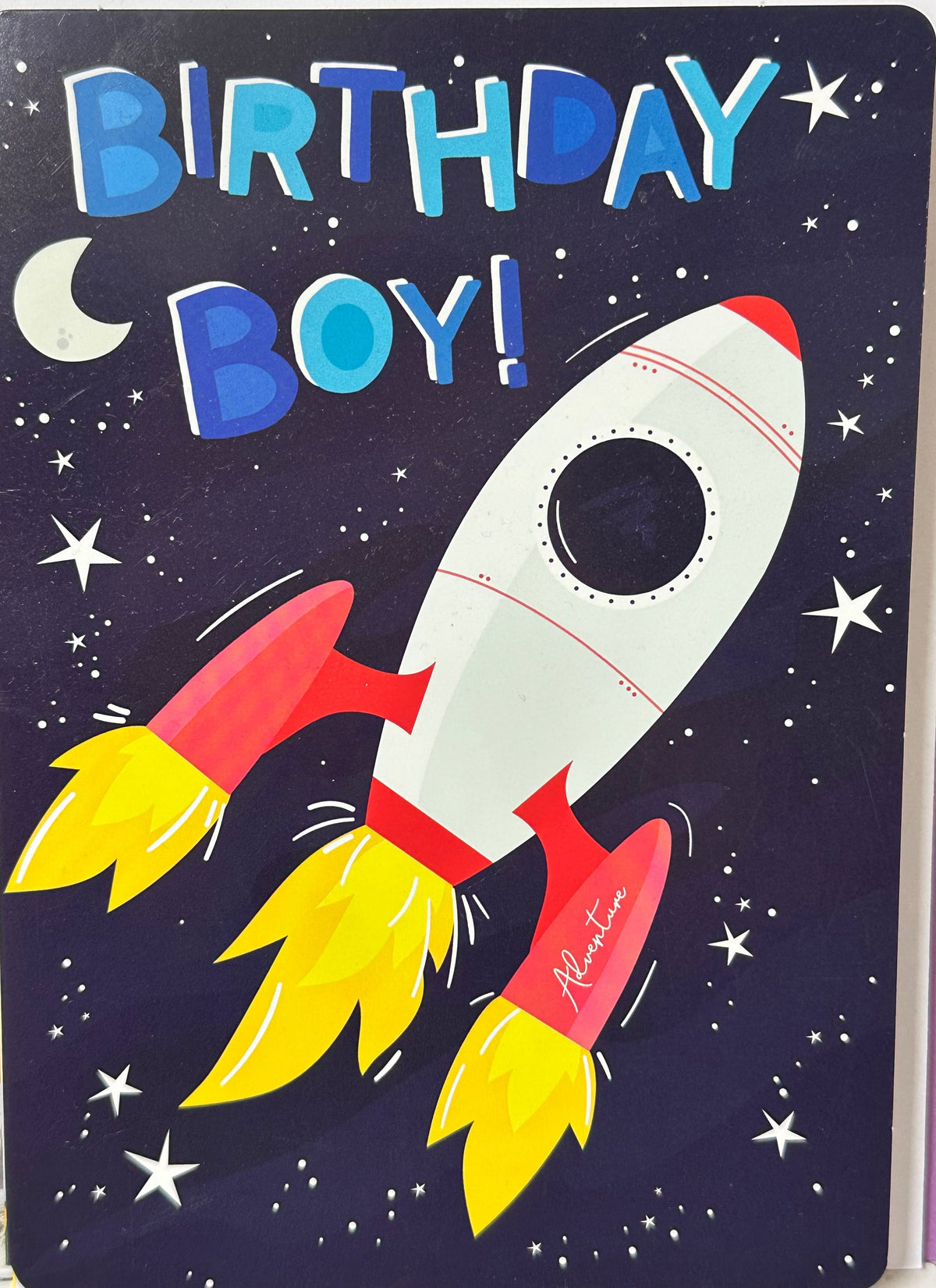 Birthday Card General Birthday Boy Rocket Ship